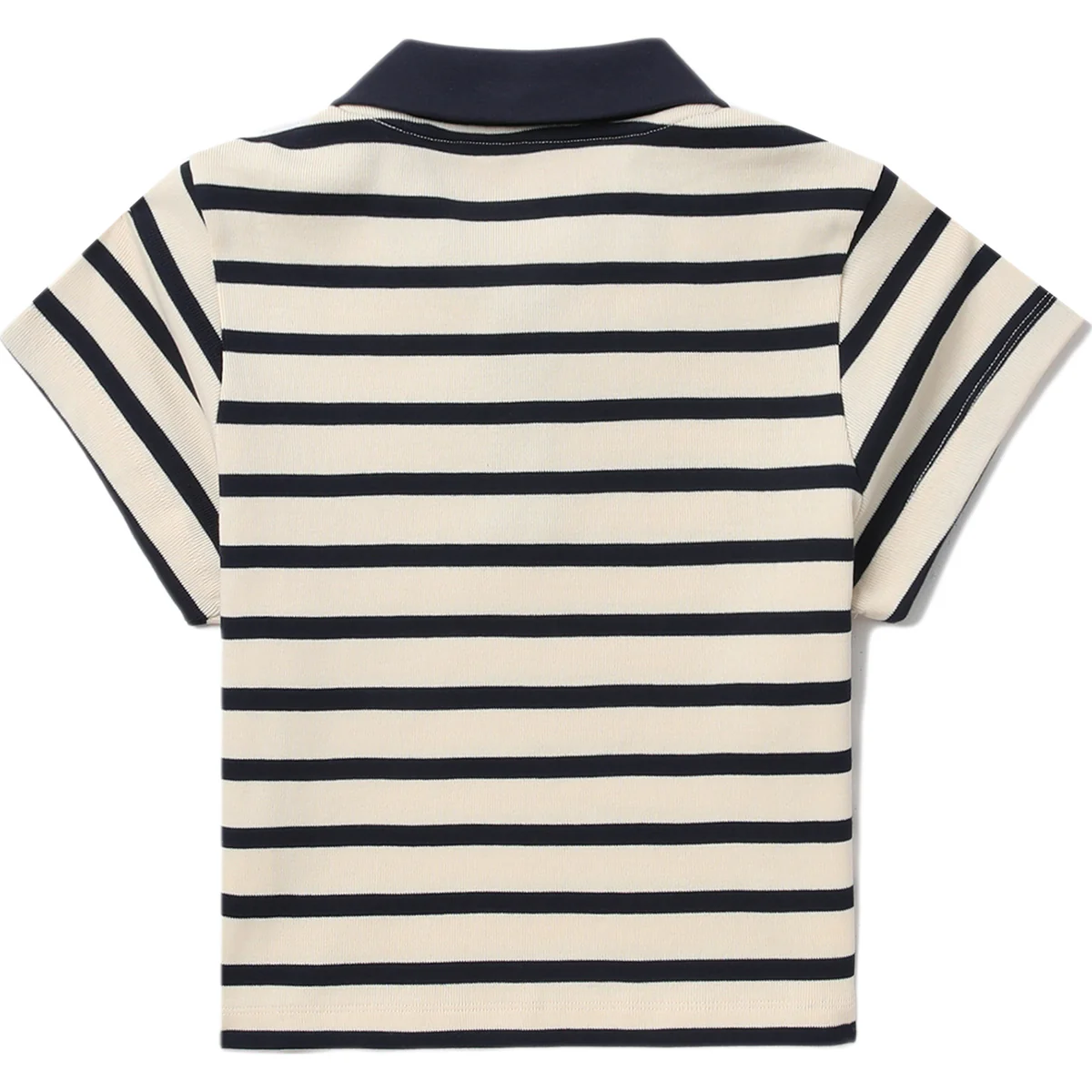 BAPE CLOTHING BAPY SAILOR STRIPES POLO-GREY&BLACK