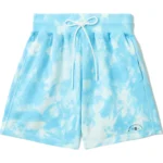 BAPE BAPY TIE DYE SHORTS-BLUE