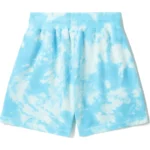 BAPE BAPY TIE DYE SHORTS-BLUE
