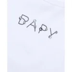BAPE CLOTHING BAPY EMBELLISHED TEE LADIES-WHITE