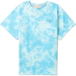 BAPE CLOTHING BAPY TIE DYE TEE-SKY BLUE