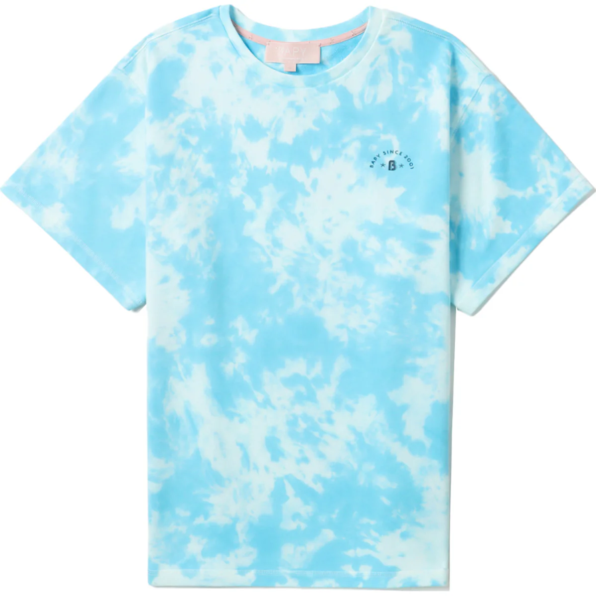 BAPE CLOTHING BAPY TIE DYE TEE-SKY BLUE