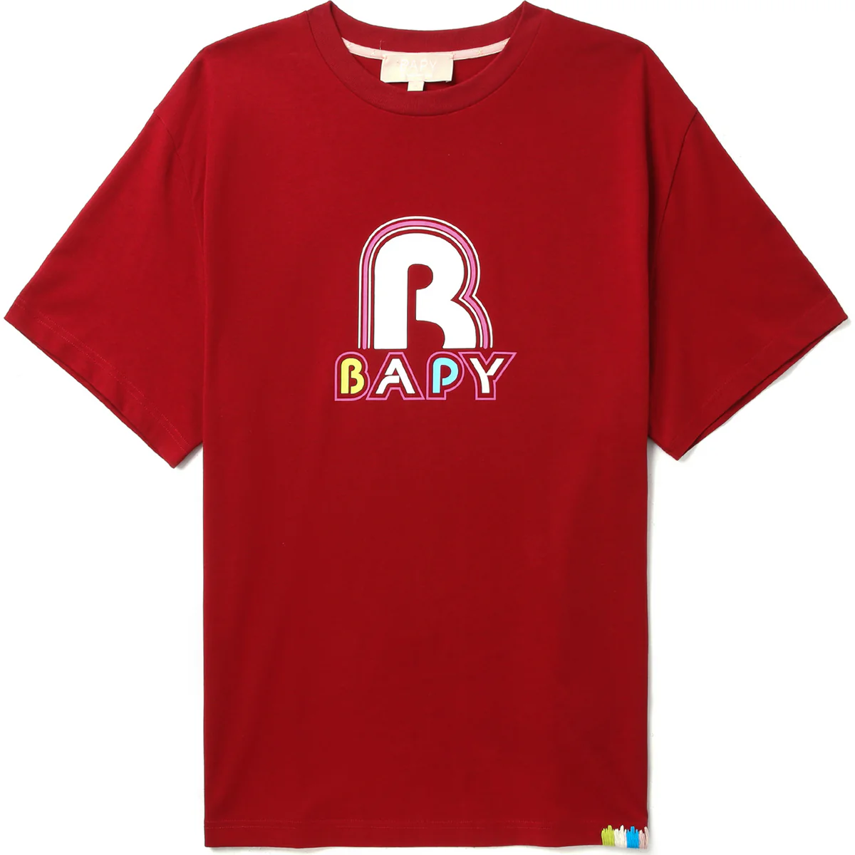 BAPE CLOTHING BAPY LOGO TEE-RED