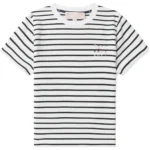 BAPE CLOTHING BAPY STRIPES TEE-WHITE