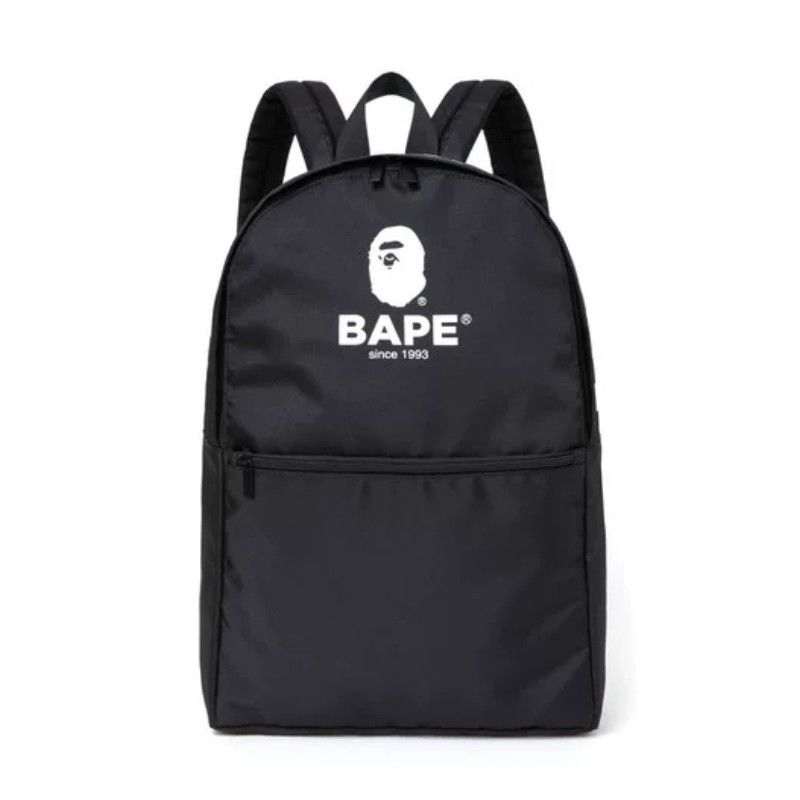 BAPE Backpack Black/White Letter
