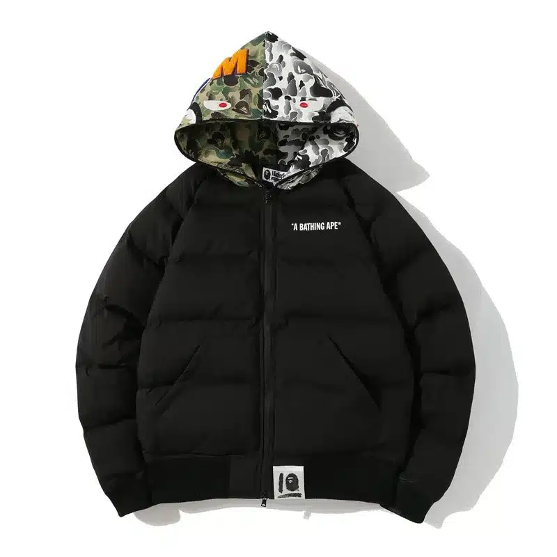 BAPE Ape x Cotton-Padded Hood Jacket